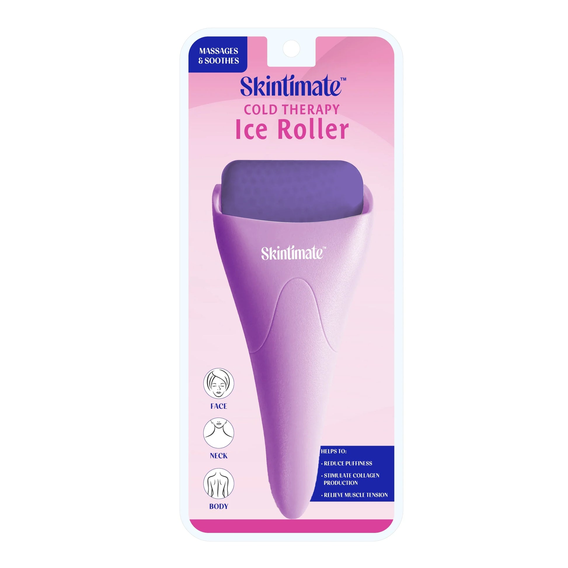 Cold Therapy Ice Roller for Puffiness, Collagen, Muscle Relief